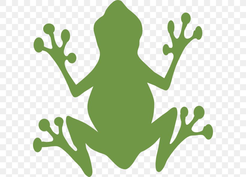 Frog Silhouette Royalty-free Clip Art, PNG, 600x589px, Frog, Amphibian, Grass, Green, Hand Download Free