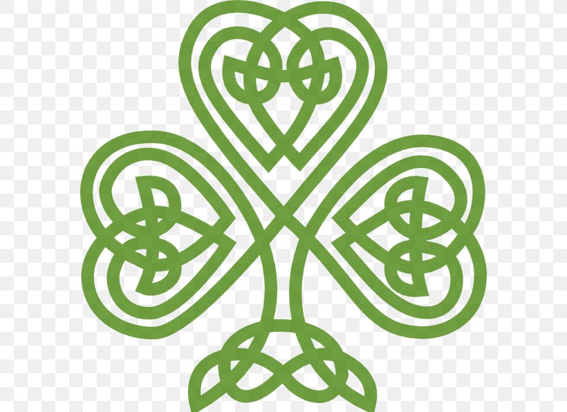 Ireland Shamrock Celtic Knot Saint Patrick's Day Clip Art, PNG, 588x596px, Ireland, Area, Celtic Art, Celtic Knot, Celts Download Free