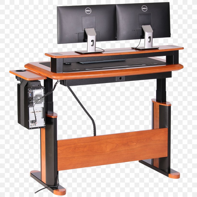 Standing Desk Table Computer Desk Office, PNG, 1000x1000px, Desk, Cabinetry, Computer, Computer Desk, Desktop Computers Download Free