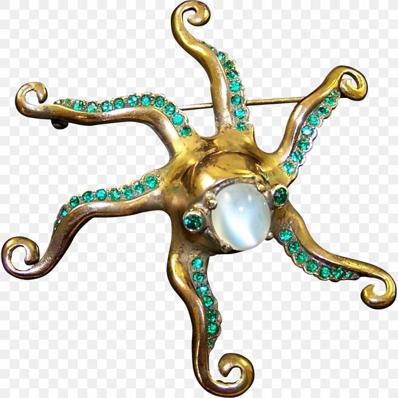 Emerald Octopus Costume Jewelry Gemstone Brooch, PNG, 1097x1097px, Emerald, Brooch, Cephalopod, Charms Pendants, Chrysoprase Download Free
