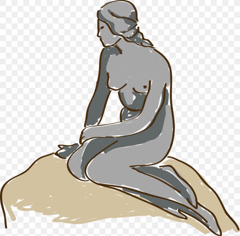The Little Mermaid Cartoon Illustration, PNG, 873x859px, Little Mermaid, Arm, Art, Cartoon, Comics Download Free