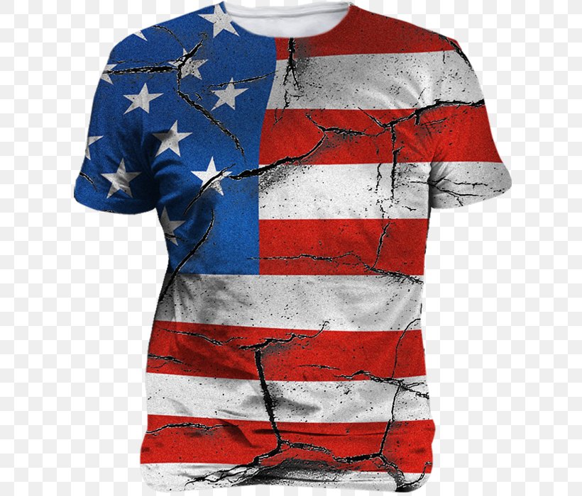 Flag Of The United States T-shirt Independence Day Unisex, PNG, 700x700px, Flag Of The United States, All Over Print, Flag, Independence Day, Jacket Download Free