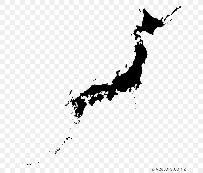 Prefectures Of Japan Vector Map, PNG, 700x700px, Japan, Art, Black, Black And White, Blank Map Download Free