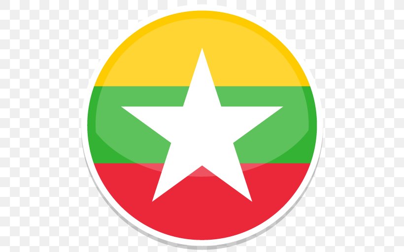 Area Symbol Point Yellow Sign, PNG, 512x512px, Burma, Area, Flag, Flag Of Myanmar, Flags Of Asia Download Free