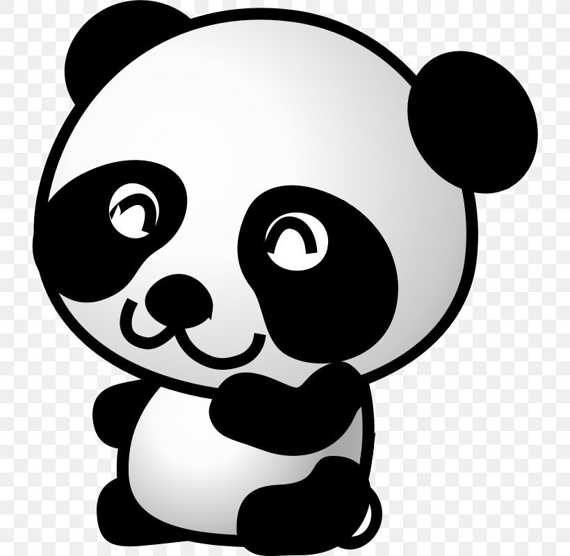 Giant Panda Bear Red Panda Clip Art, PNG, 800x800px, Giant Panda, Artwork, Bear, Black, Black And White Download Free