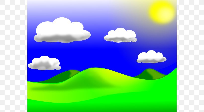 Landscape Clip Art, PNG, 600x450px, Landscape, Atmosphere, Atmosphere Of Earth, Blue, Cloud Download Free