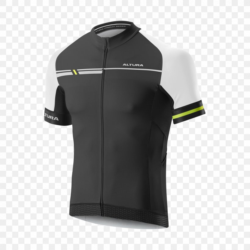 Cycling Jersey T-shirt Sleeve, PNG, 1200x1200px, Jersey, Active Shirt, Aerodynamics, Bicycle, Black Download Free