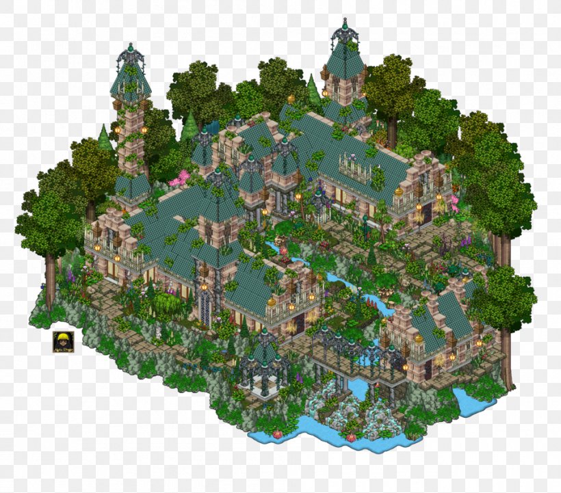 Habbo Pixel Art DeviantArt Rivendell, PNG, 953x839px, Habbo, Art, Biome, Building, Deviantart Download Free