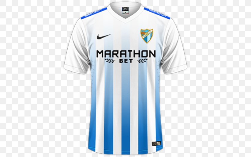 Málaga CF T-shirt 2016–17 La Liga MLB, PNG, 512x512px, Tshirt, Active Shirt, Blue, Brand, Clothing Download Free