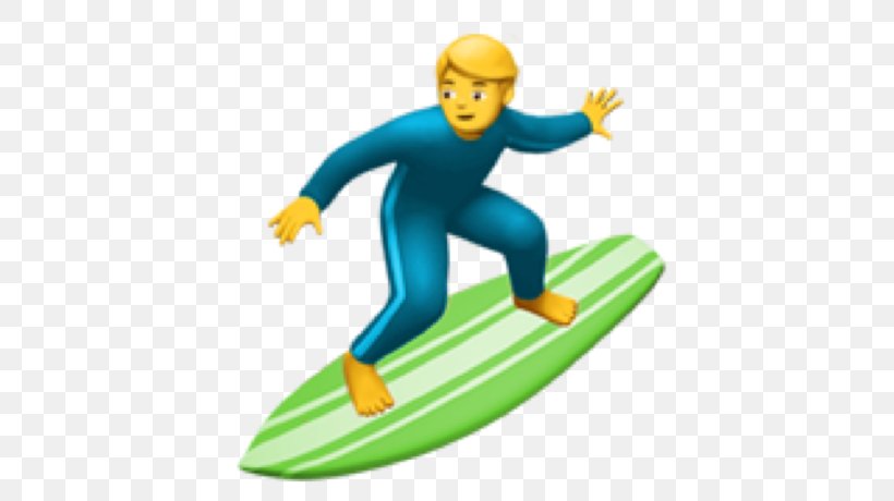 Surfing Emoji Surfboard Skateboarding, PNG, 460x460px, Surfing, Emoji, Emojipedia, Figurine, Inflatable Download Free
