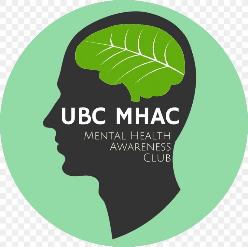 University Of British Columbia Mental Health Awareness Month Mental Illness Awareness Week, PNG, 838x836px, University Of British Columbia, Awareness, Brand, Depression, Green Download Free