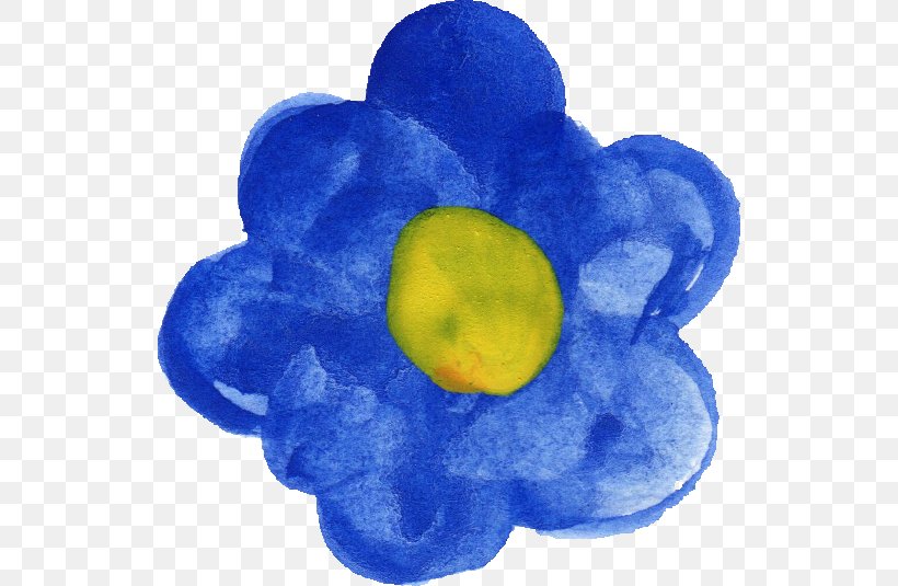 Watercolour Flowers Blue Clip Art, PNG, 532x535px, Watercolour Flowers, Blue, Cobalt Blue, Color, Flower Download Free