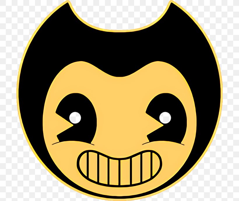 Bendy And The Ink Machine Cuphead TheMeatly Games Video Game, PNG, 708x690px, Bendy And The Ink Machine, Cuphead, Drawing, Emoticon, Face Download Free