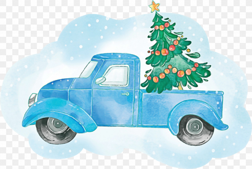 Christmas Tree Car, PNG, 3000x2018px, Christmas Tree Car, Antique Car, Car, Christmas Decoration, Christmas Ornament Download Free