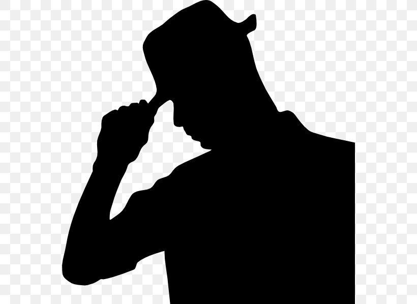 Hat Silhouette Clip Art, PNG, 576x598px, Hat, Black, Black And White, Bowler Hat, Bucket Hat Download Free