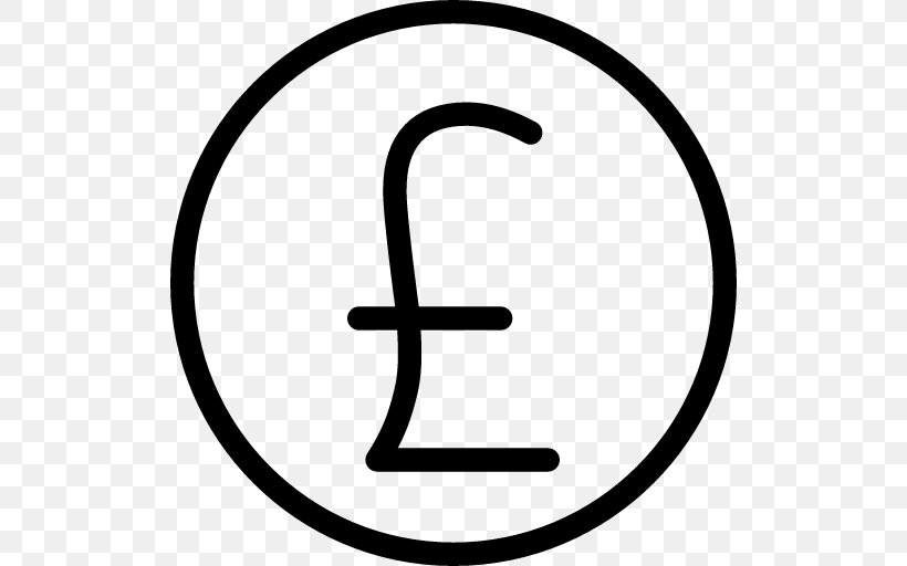 Pound Sign Pound Sterling, PNG, 512x512px, Pound Sign, Area, Black And White, Currency, Information Download Free