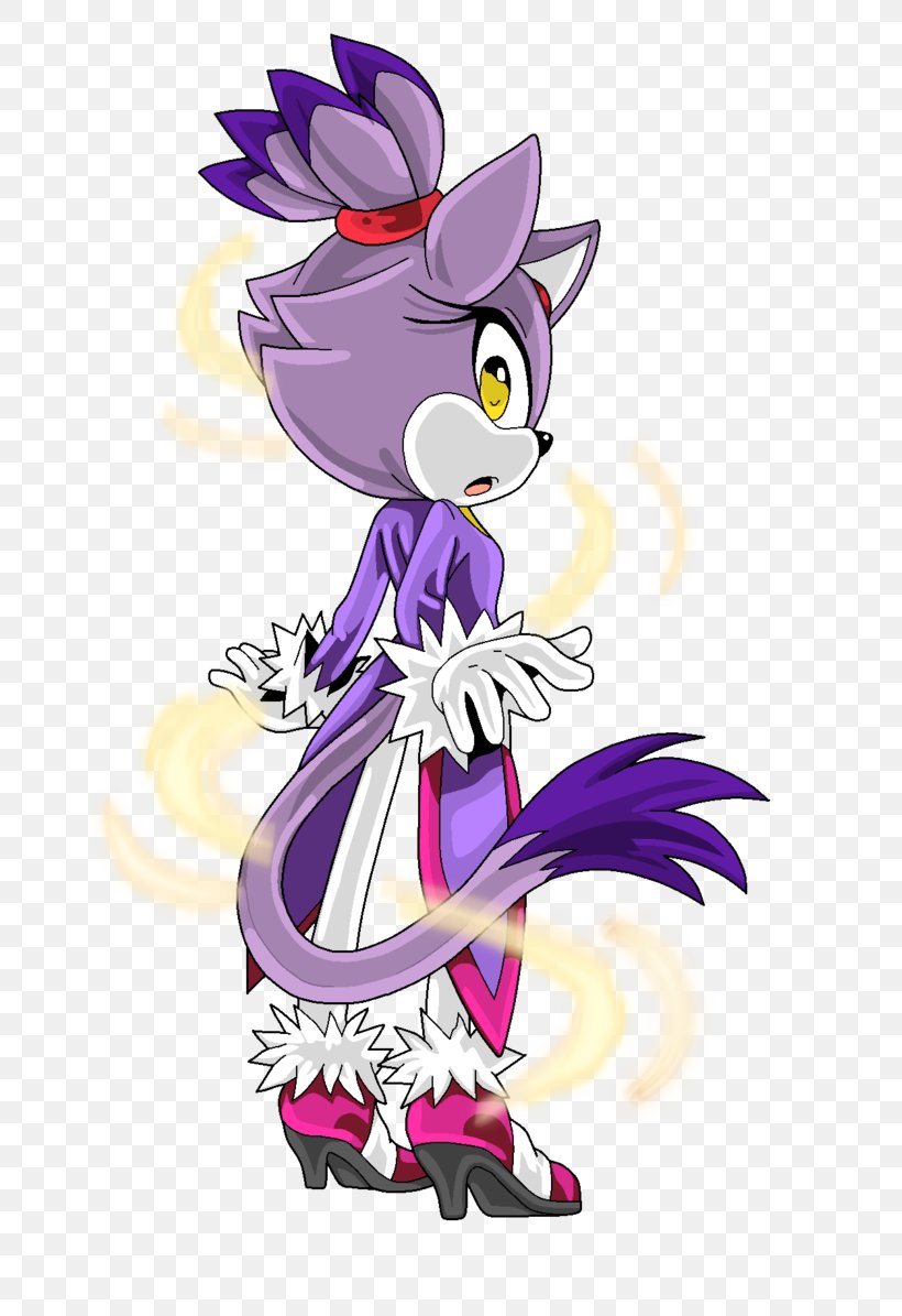 Blaze The Cat Sonic Rush Kitten Amy Rose, PNG, 669x1195px, Watercolor, Cartoon, Flower, Frame, Heart Download Free