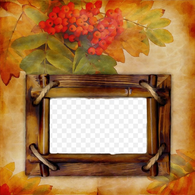 Picture Frame, PNG, 1000x1000px, Watercolor, Autumn, Leaf, Paint, Painting Download Free