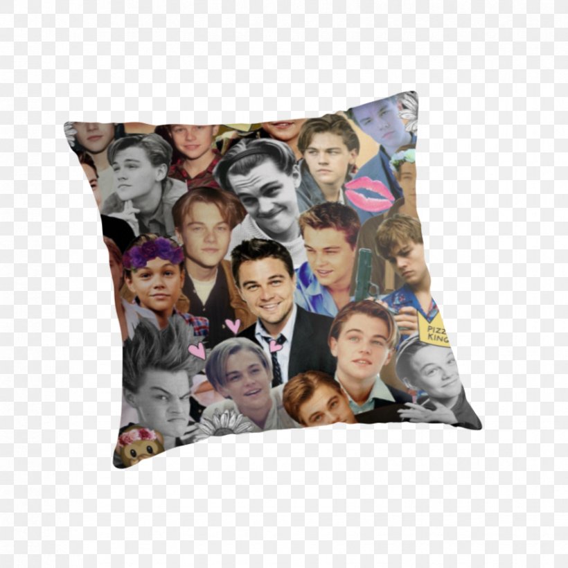 Throw Pillows Cushion Tasche Collage, PNG, 875x875px, Throw Pillows, Collage, Cushion, Leonardo Dicaprio, Pillow Download Free