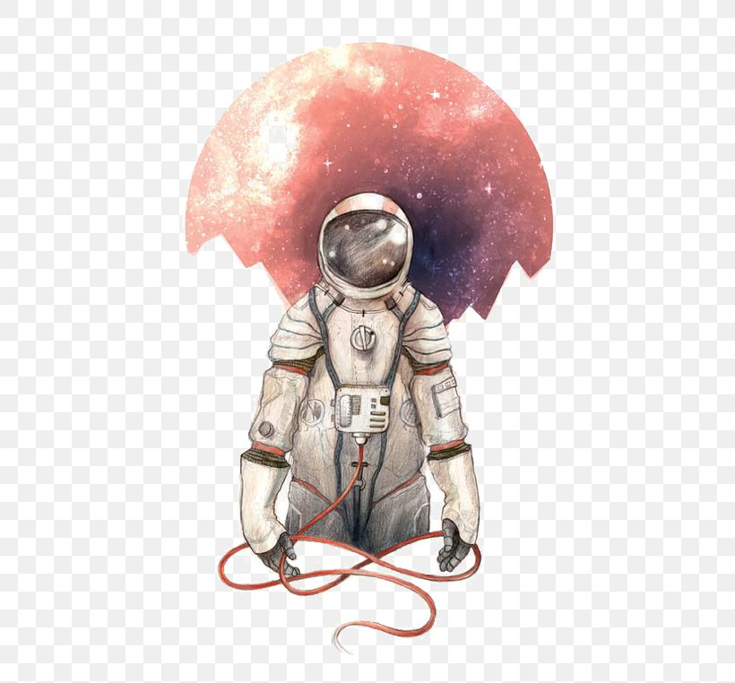 I Want To Be An Astronaut Art Illustration, PNG, 564x762px, Watercolor, Cartoon, Flower, Frame, Heart Download Free