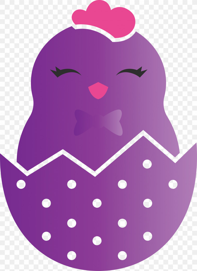 Chick In Eggshell Easter Day Adorable Chick, PNG, 2181x3000px, Chick In Eggshell, Adorable Chick, Easter Day, Magenta, Pink Download Free