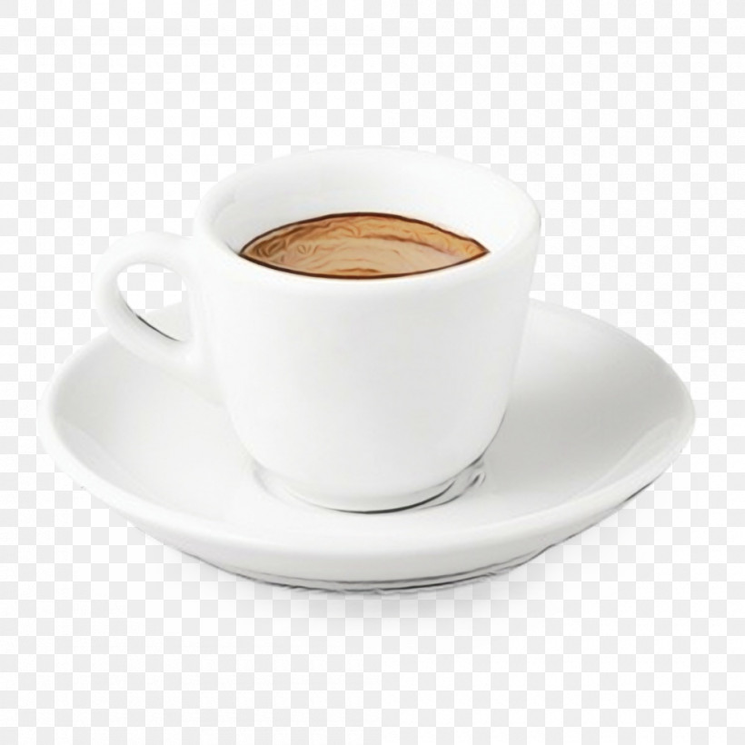 Coffee Cup, PNG, 1000x1000px, Watercolor, Americano, Cafe, Caffeine, Cappuccino Download Free
