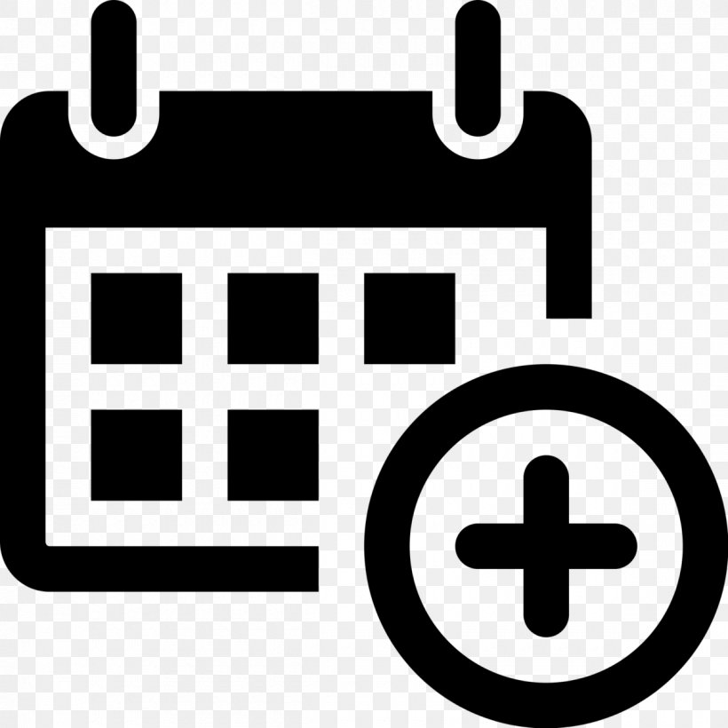 Calendar Symbol, PNG, 1200x1200px, Calendar, Area, Black And White, Brand, Computer Download Free