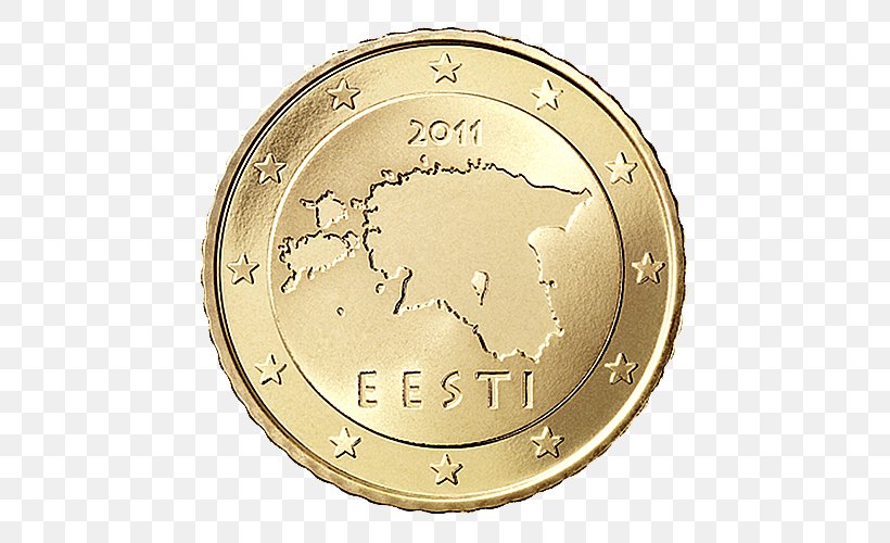 Estonian Euro Coins 50 Cent Euro Coin, PNG, 500x500px, 1 Cent Euro Coin, 1 Euro Coin, 5 Cent Euro Coin, 50 Cent Euro Coin, Estonia Download Free