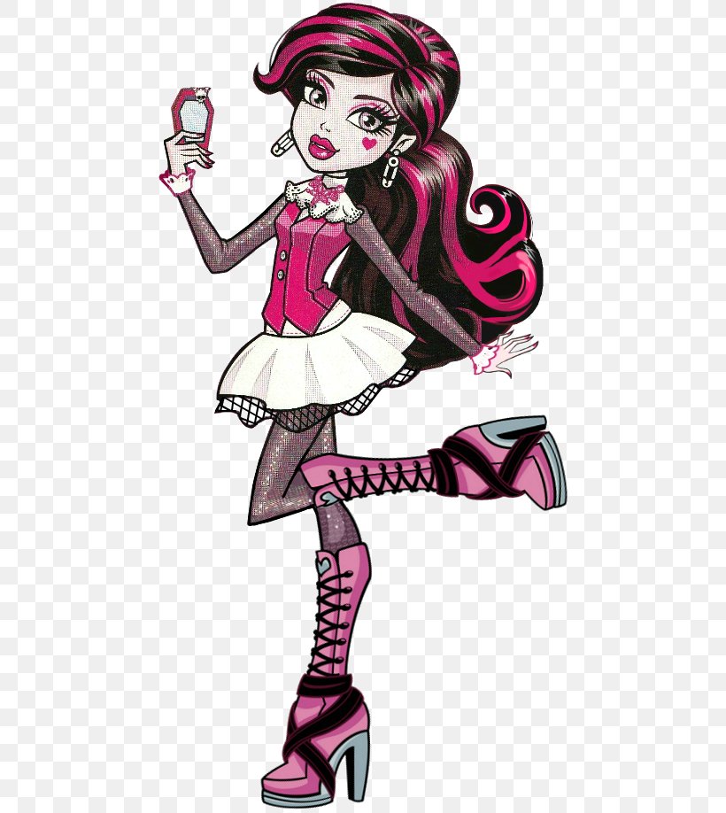 Monster High Doll Ever After High Barbie Toy, PNG, 472x918px, Watercolor, Cartoon, Flower, Frame, Heart Download Free