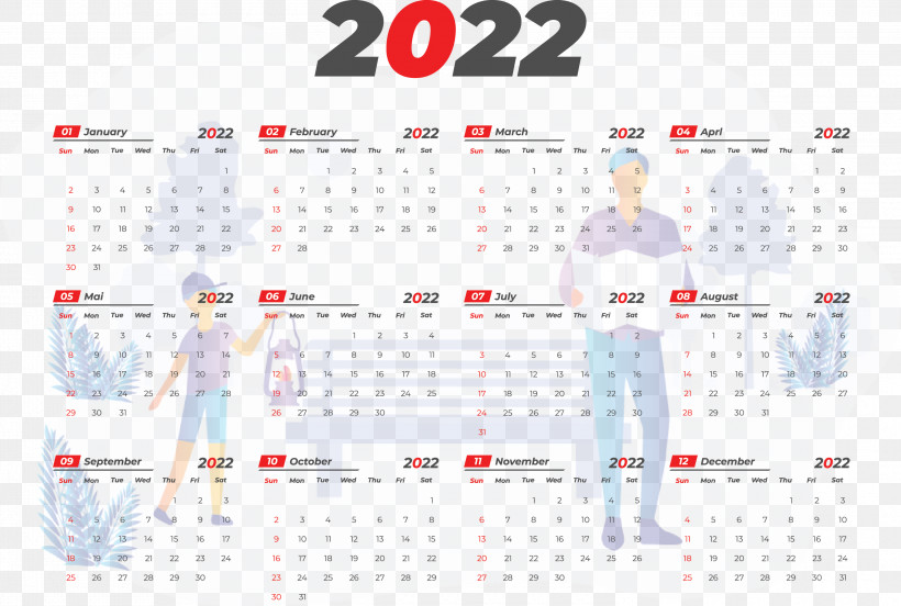 2022 Printable Yearly Calendar 2022 Calendar, PNG, 3000x2022px, Office Supplies, Calendar System, Geometry, Line, Mathematics Download Free