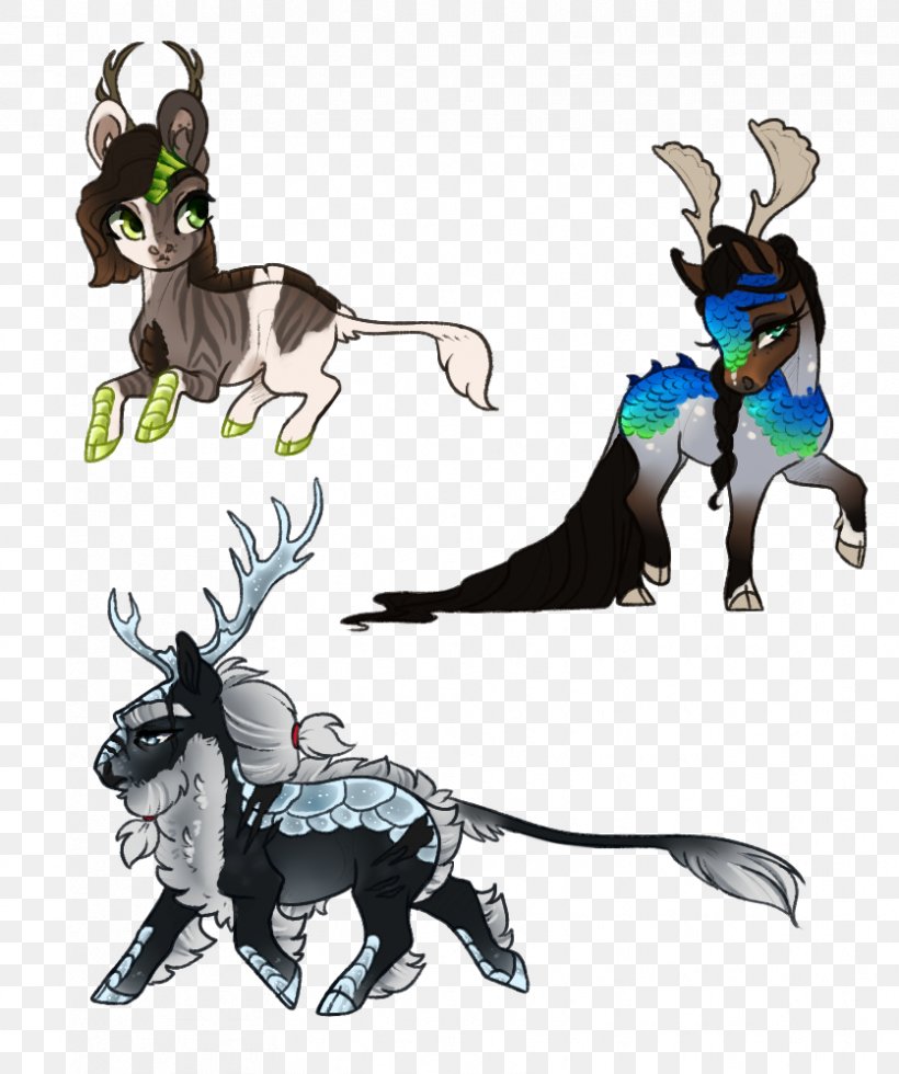 Deer Horse Cattle Cartoon, PNG, 836x1000px, Deer, Art, Carnivora, Carnivoran, Cartoon Download Free