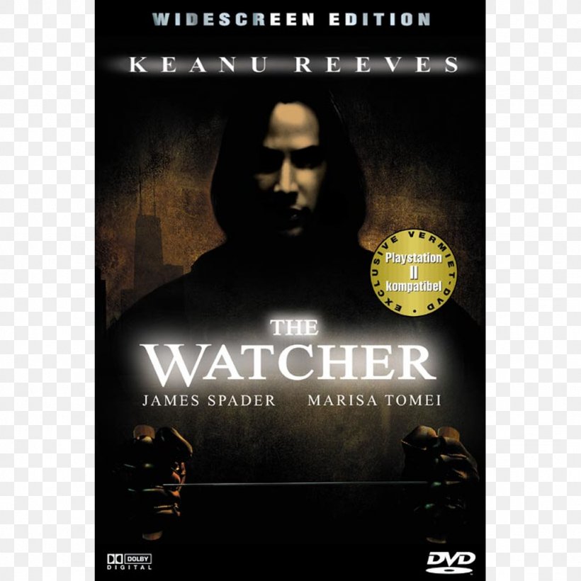 Keanu Reeves The Watcher Blu-ray Disc Film Schindler's List, PNG, 1024x1024px, Keanu Reeves, Action Film, Bluray Disc, Brand, Cinema Download Free