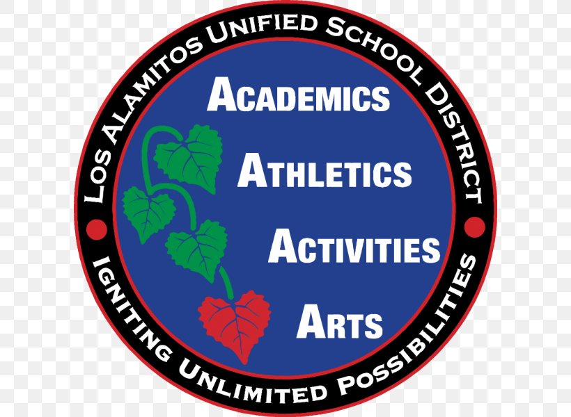 Logo Los Alamitos Unified School District Organization Brand Font, PNG, 608x600px, Logo, Area, Brand, Label, Los Alamitos Download Free