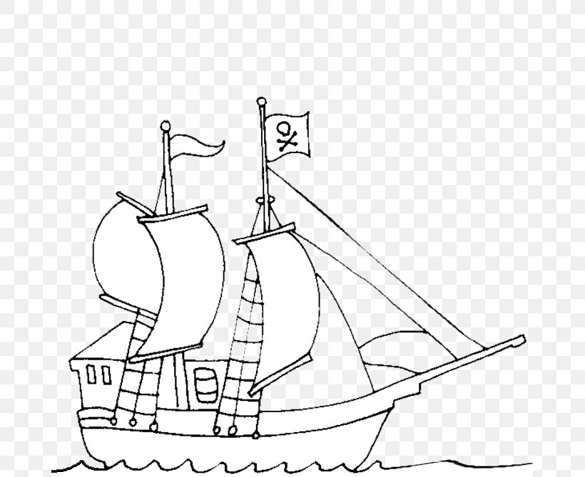 Ship Piracy Coloring Book Template Clip Art, PNG, 675x670px, Ship, Area, Art, Artwork, Black And White Download Free