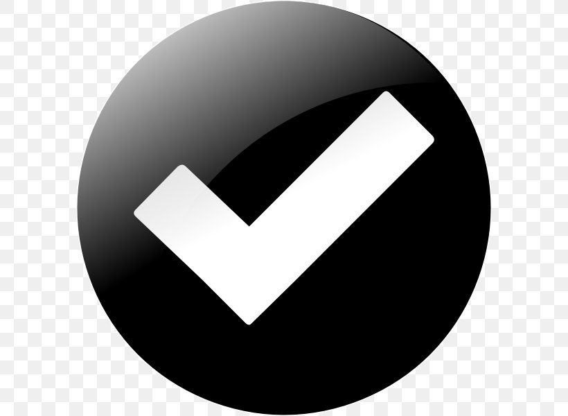 Check Mark Checkbox, PNG, 600x600px, Check Mark, Black And White, Button, Checkbox, Image File Formats Download Free