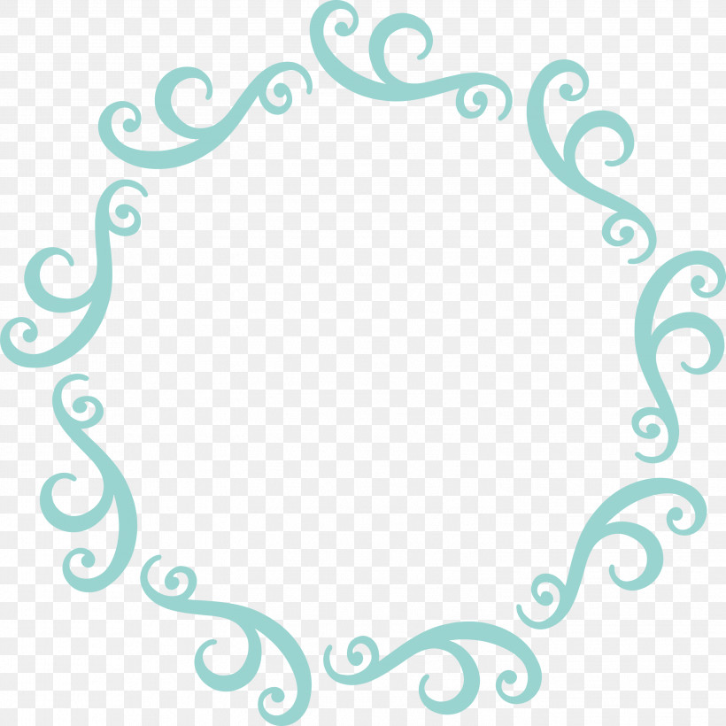 Floral Frame Flower Frame Monogram Frame, PNG, 2997x3000px, Floral Frame, Aqua, Circle, Flower Frame, Monogram Frame Download Free