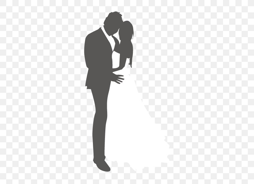 Marriage Abstraction Wedding Silhouette, PNG, 595x595px, Marriage, Abstraction, Black, Black And White, Couple Download Free