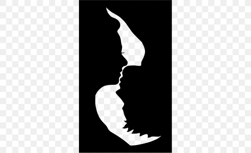Kiss Silhouette, PNG, 500x500px, Kiss, Black, Black And White, Couple, Drawing Download Free