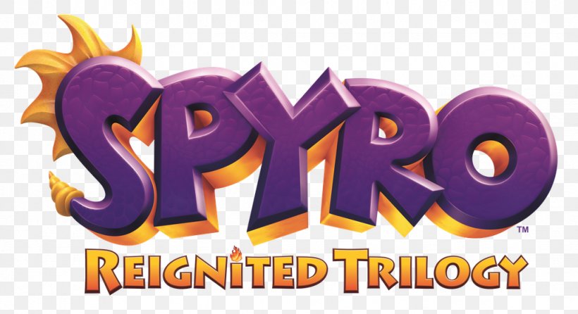 Spyro Reignited Trilogy Logo Xbox One Render, PNG, 1024x558px, Spyro Reignited Trilogy, Brand, Logo, Playstation 4, Purple Download Free