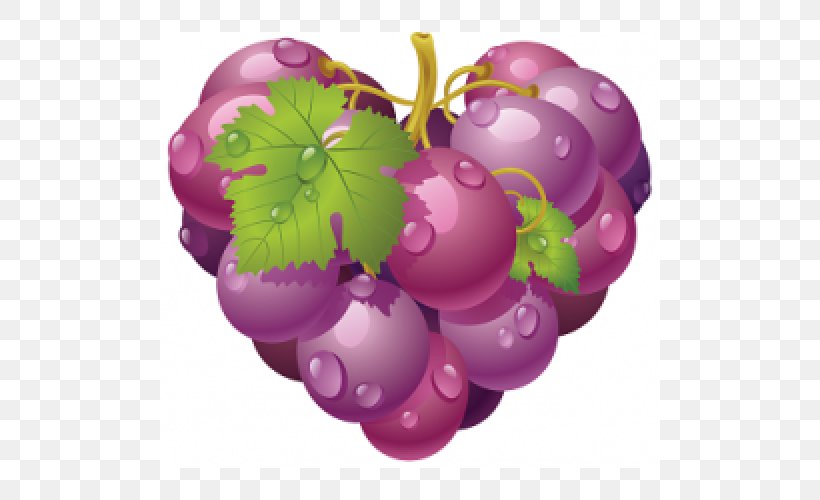 Common Grape Vine Vector Graphics Clip Art Image, PNG, 500x500px, Common Grape Vine, Berry, Food, Fruit, Grape Download Free