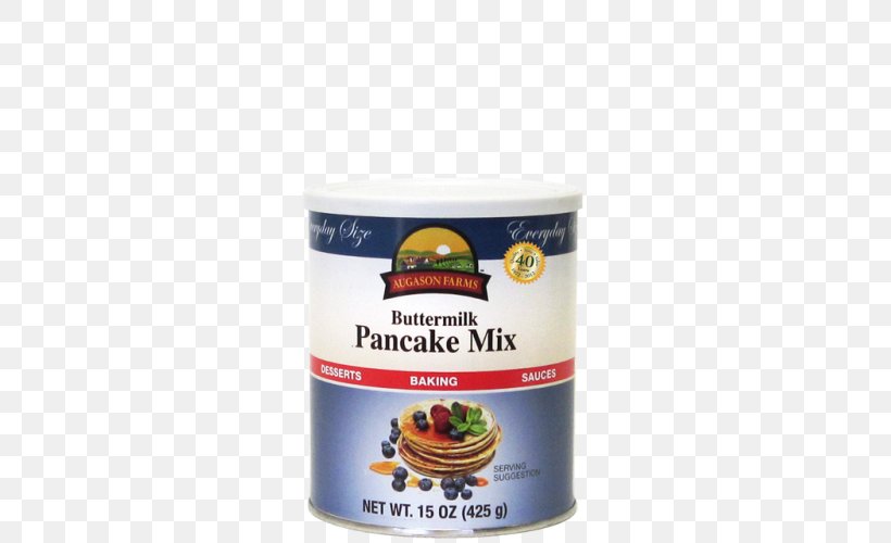 Pancake Buttermilk Ingredient Recipe Bread, PNG, 500x500px, Pancake, Allpurpose Flour, Augason Farms, Bread, Buttermilk Download Free