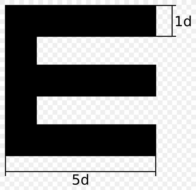 E Chart Snellen Chart Sehtest Visual Acuity Sehzeichen, PNG, 1056x1024px, Snellen Chart, Area, Black, Black And White, Brand Download Free