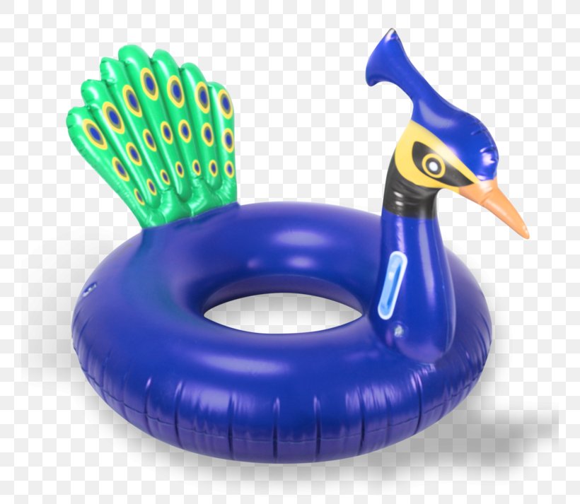 Inflatable Swimming Pool Lifebuoy Plastic, PNG, 760x713px, Inflatable, Beak, Cobalt Blue, Lifebuoy, Peafowl Download Free