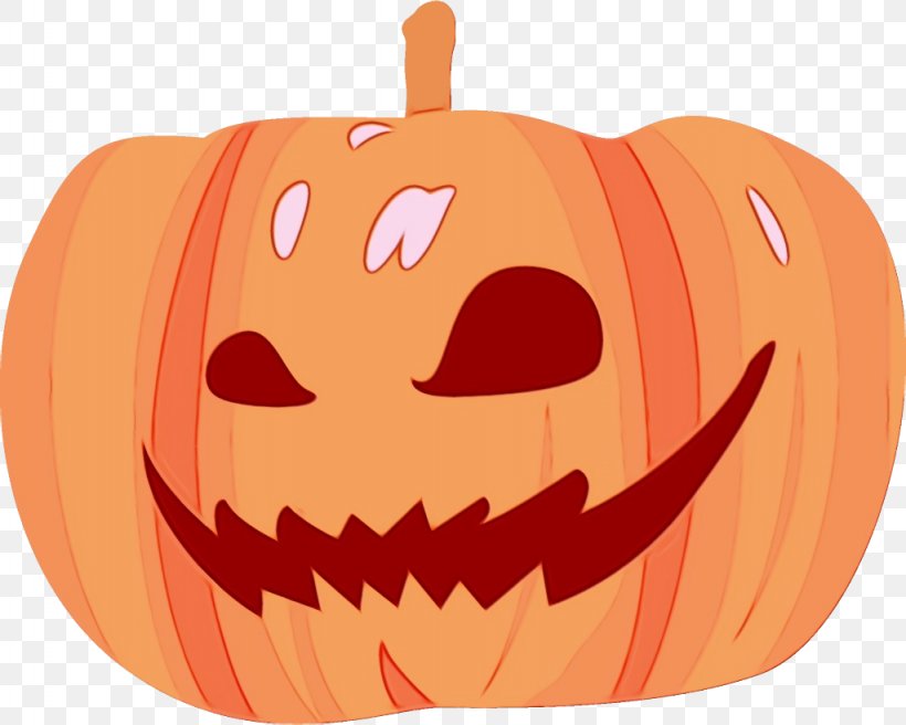 Pumpkin, PNG, 1024x820px, Watercolor, Calabaza, Facial Expression, Fruit, Jackolantern Download Free