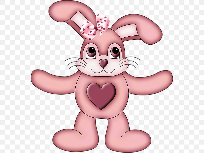 Rabbit Hare Easter Bunny Clip Art, PNG, 573x614px, Watercolor, Cartoon, Flower, Frame, Heart Download Free