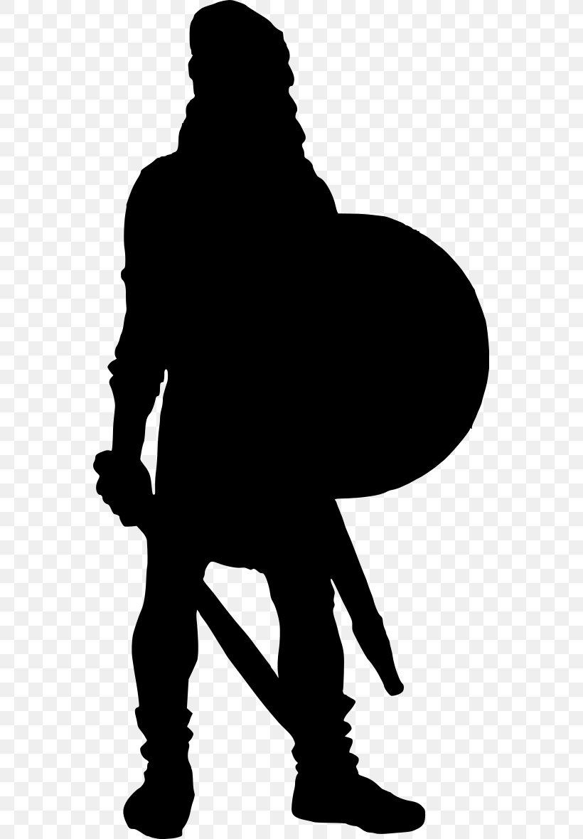 Royalty-free Silhouette Warrior Clip Art, PNG, 557x1180px, Royaltyfree, Black, Black And White, Drawing, Female Download Free