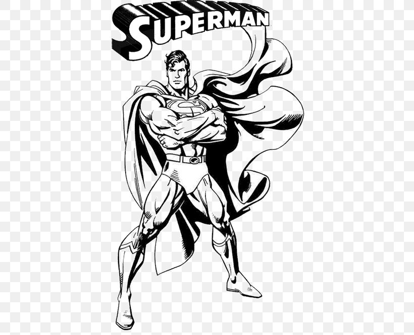 Superman: New Krypton Batman Coloring Book Superman Logo, PNG, 400x665px, Superman, Adult, Arm, Art, Batman Download Free