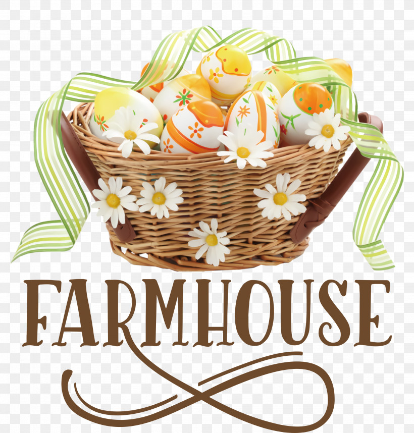 Farmhouse, PNG, 2866x3000px, Farmhouse, Basket, Cartoon, Drawing, Easter Basket Download Free