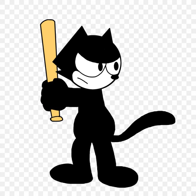Felix The Cat Cartoon Animation, PNG, 1024x1024px, Felix The Cat, Animation, Art, Baseball, Baseball Bats Download Free