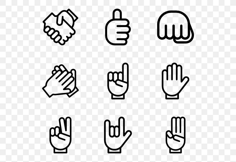 Finger Thumb Signal Clip Art, PNG, 600x564px, Finger, Area, Black, Black And White, Brand Download Free